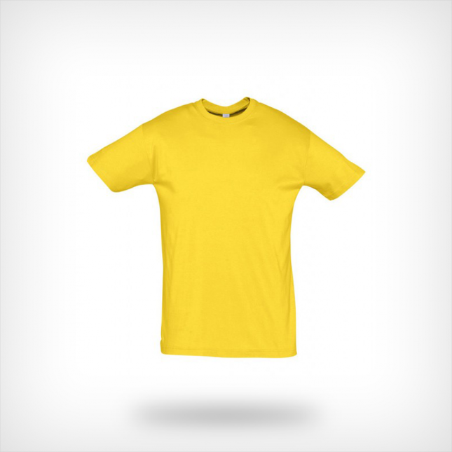 Unisex t-shirt goud
