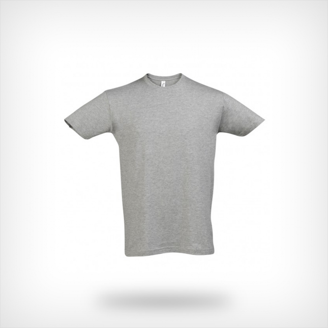 Unisex t-shirt grijs-melange