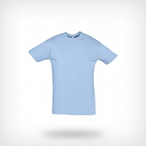 Unisex t-shirt hemelsblauw