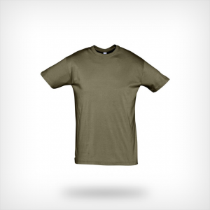 Unisex t-shirt leger-groen