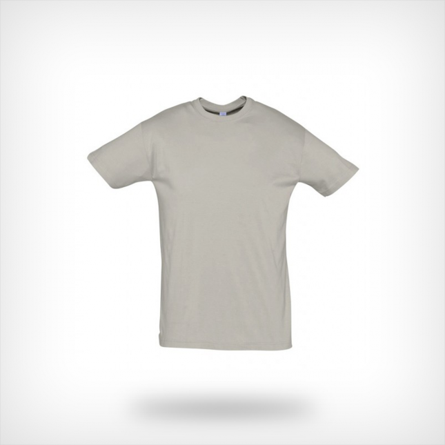 Unisex t-shirt lichtgrijs