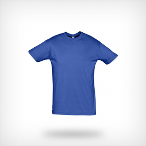 Unisex t-shirt royal-blauw