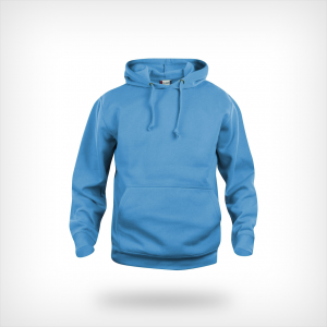 Hooded sweater turquoise