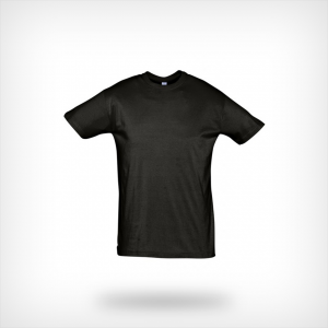Unisex t-shirt zwart