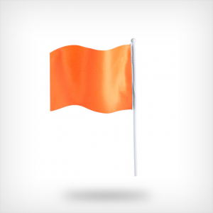 Onbedrukte vlaggetjes oranje